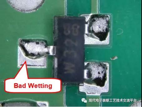 焊盘可焊性不良原因分析